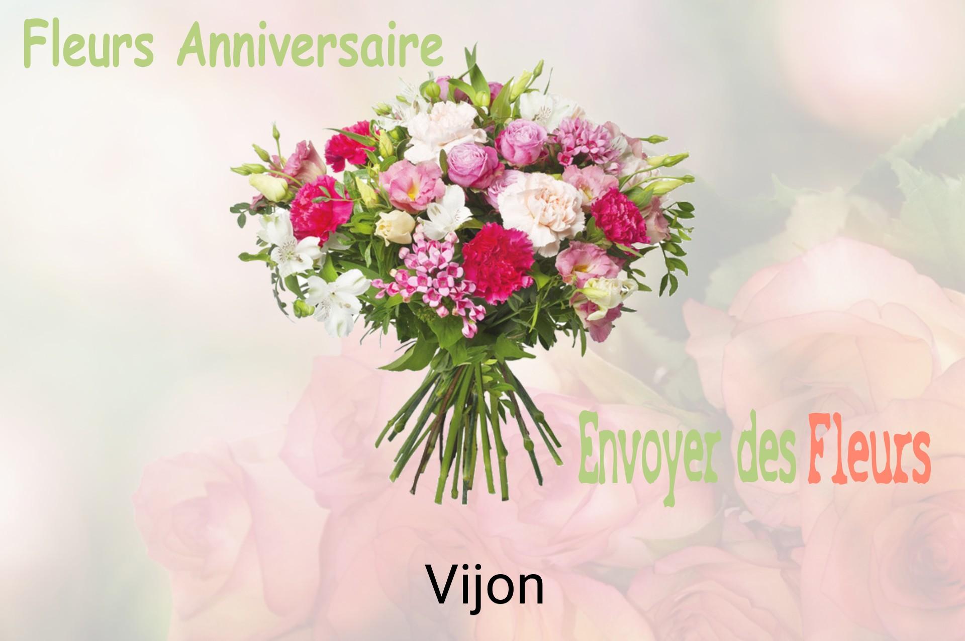 Bouquet de fleurs d’anniversaire livré à Vijon