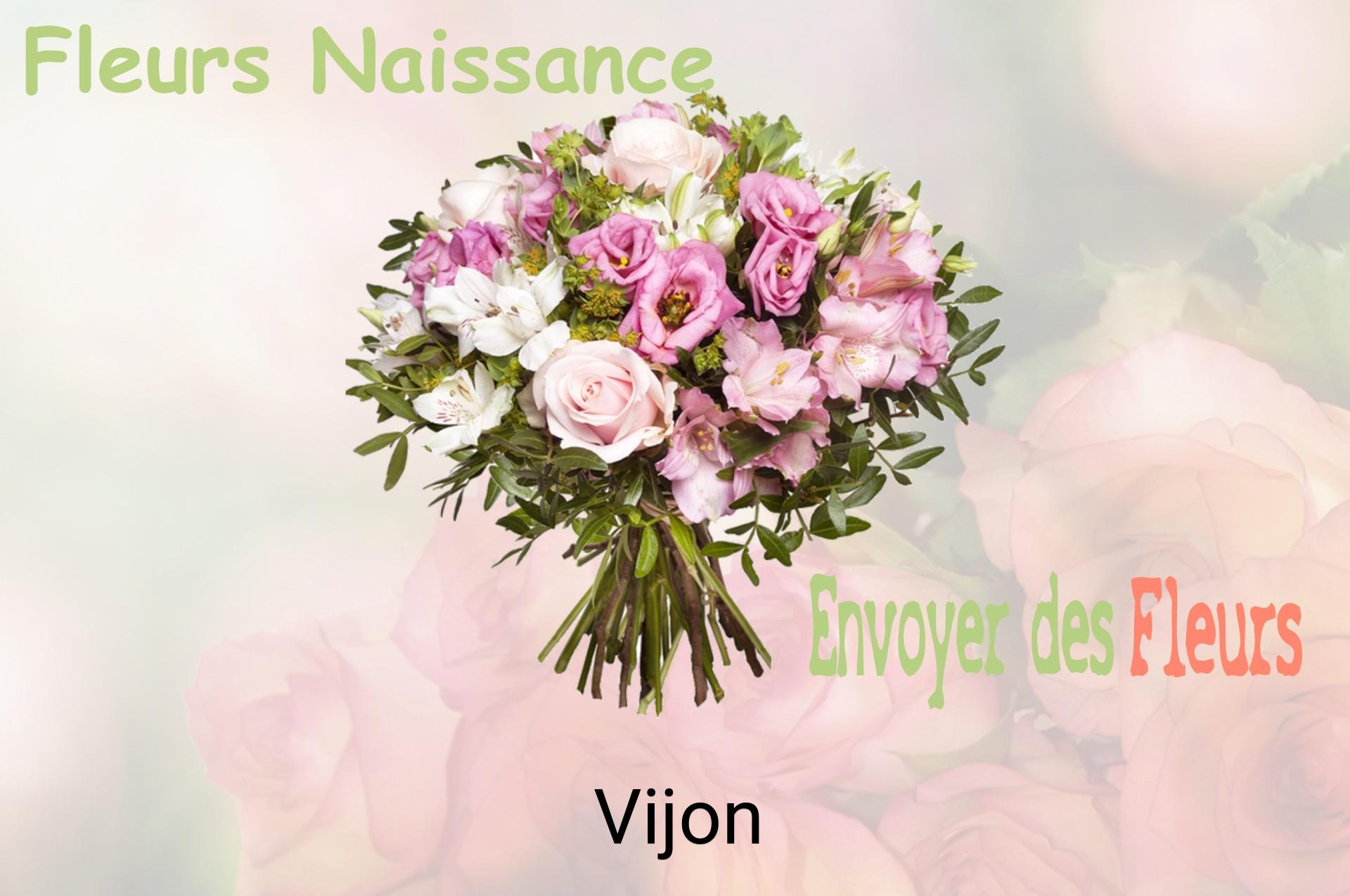 Bouquet de fleurs de naissance livré à Vijon